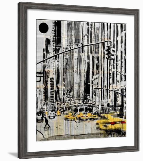 Somewhere in New York City-Loui Jover-Framed Art Print