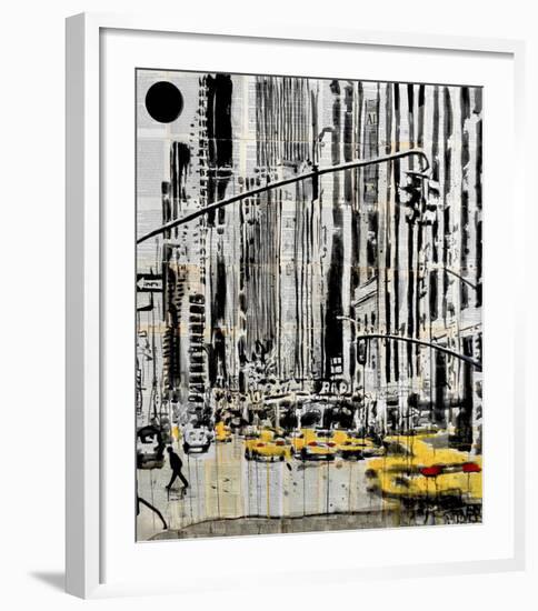 Somewhere in New York City-Loui Jover-Framed Art Print