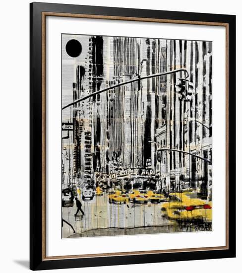 Somewhere in New York City-Loui Jover-Framed Art Print