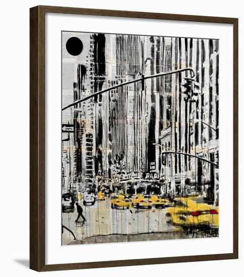 Somewhere in New York City-Loui Jover-Framed Art Print