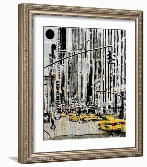 Somewhere in New York City-Loui Jover-Framed Art Print