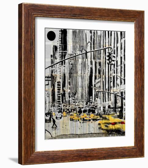 Somewhere in New York City-Loui Jover-Framed Art Print