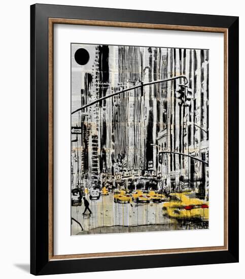 Somewhere in New York City-Loui Jover-Framed Art Print