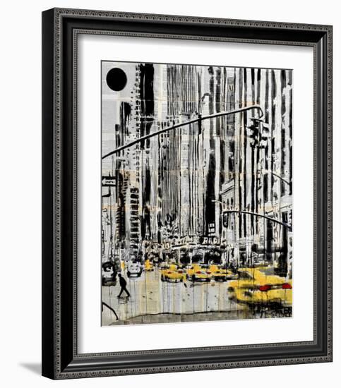 Somewhere in New York City-Loui Jover-Framed Art Print