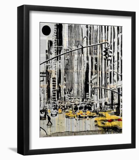 Somewhere in New York City-Loui Jover-Framed Art Print