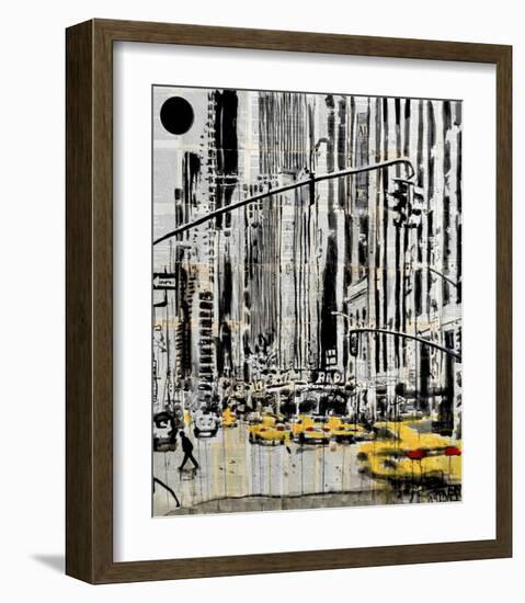 Somewhere in New York City-Loui Jover-Framed Art Print