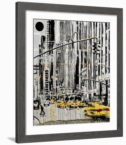 Somewhere in New York City-Loui Jover-Framed Giclee Print