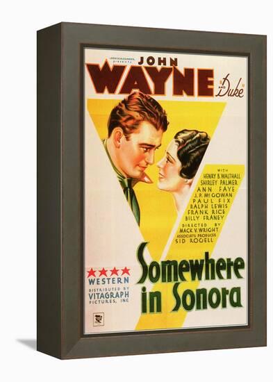 Somewhere in Sonora, 1933-null-Framed Stretched Canvas