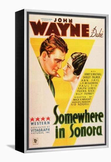 Somewhere in Sonora, 1933-null-Framed Stretched Canvas