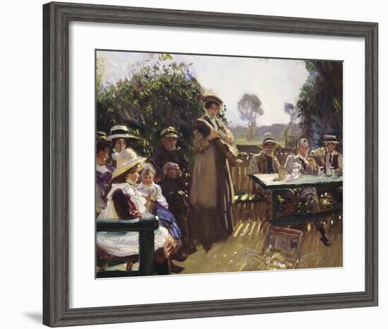 Somewhere In The Sun-Sir Alfred Munnings-Framed Premium Giclee Print