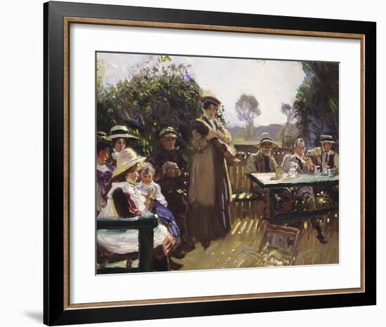 Somewhere In The Sun-Sir Alfred Munnings-Framed Premium Giclee Print