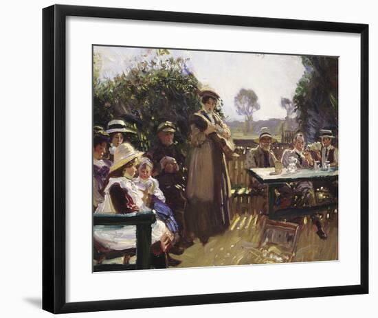 Somewhere In The Sun-Sir Alfred Munnings-Framed Premium Giclee Print