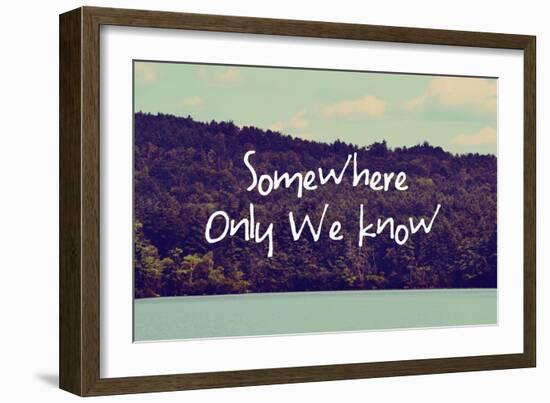 Somewhere Only We Know I-null-Framed Giclee Print