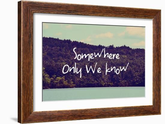 Somewhere Only We Know I-null-Framed Giclee Print