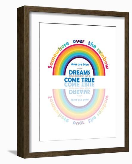 Somewhere over the Rainbow-Mindy Howard-Framed Giclee Print