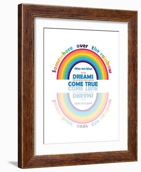 Somewhere over the Rainbow-Mindy Howard-Framed Giclee Print