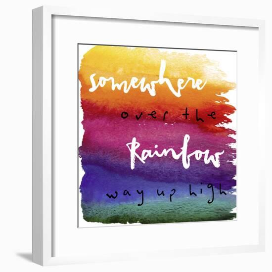 Somewhere-Color Bakery-Framed Giclee Print