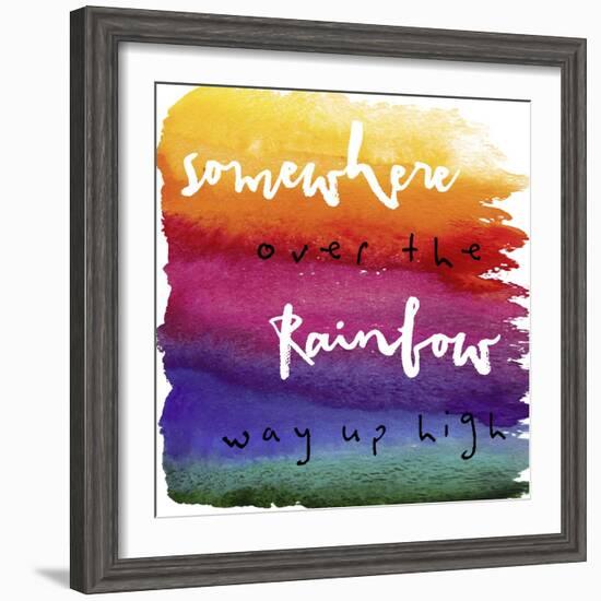 Somewhere-Color Bakery-Framed Giclee Print