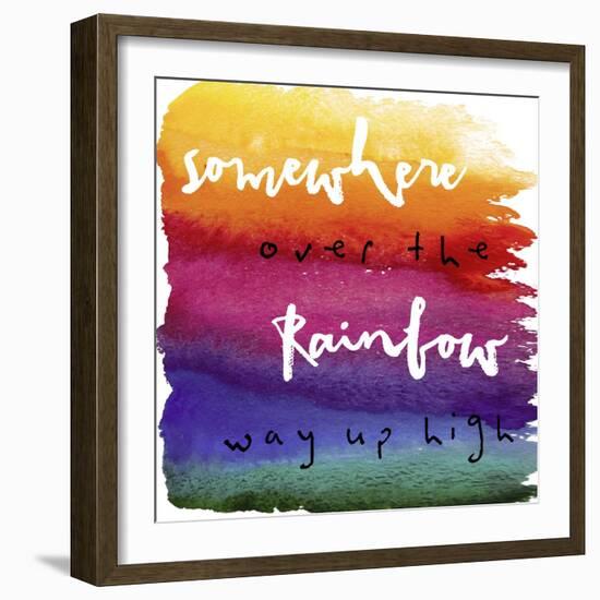 Somewhere-Color Bakery-Framed Giclee Print