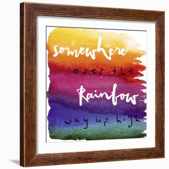 Somewhere-Color Bakery-Framed Giclee Print