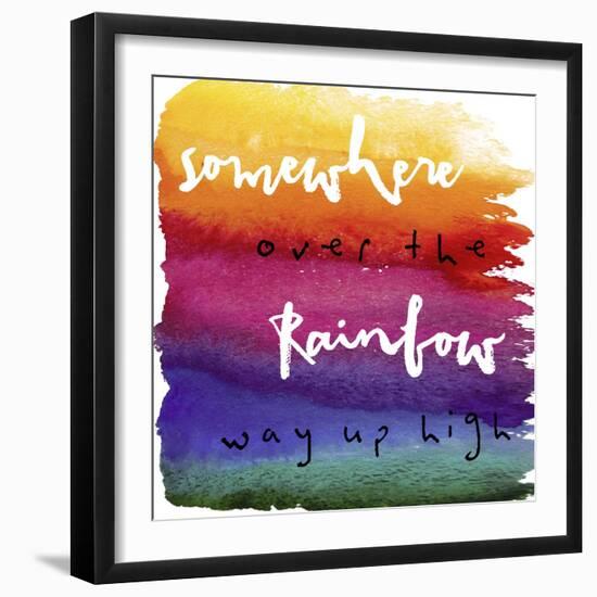 Somewhere-Color Bakery-Framed Giclee Print