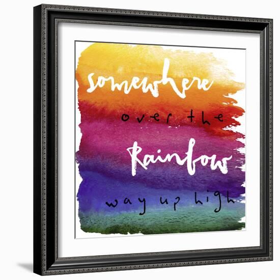 Somewhere-Color Bakery-Framed Giclee Print