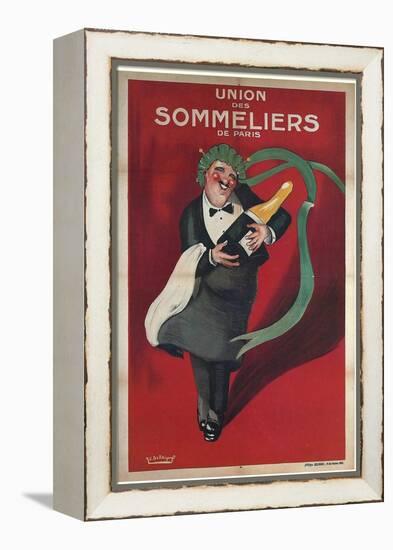 Sommeliers Champagne-null-Framed Premier Image Canvas