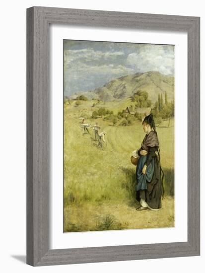 Sommer in the Black Forest, 1873-Hans Thoma-Framed Giclee Print