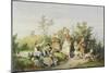 Sommerlust. 1844-Ludwig Richter-Mounted Giclee Print