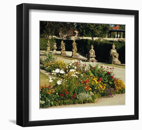 Somptuous Garden V-null-Framed Art Print
