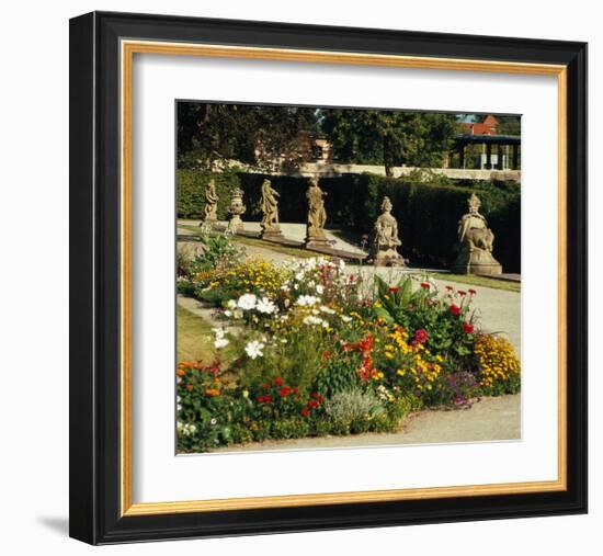 Somptuous Garden V-null-Framed Art Print