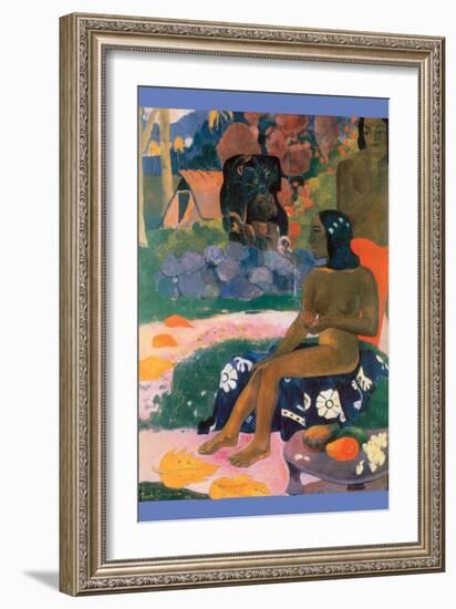 Son Nom Est Vairumati, 1892-Paul Gauguin-Framed Art Print