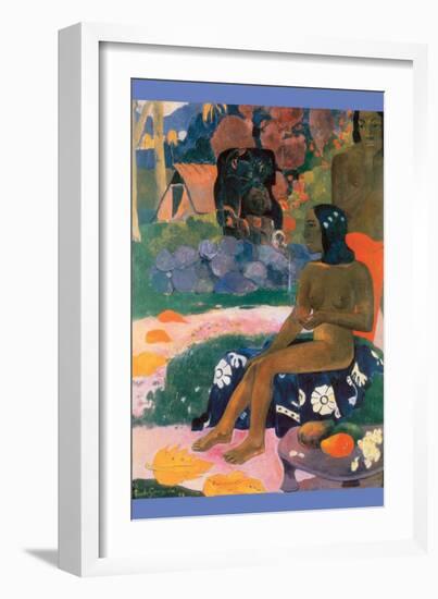 Son Nom Est Vairumati, 1892-Paul Gauguin-Framed Art Print