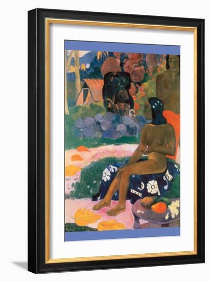 Son Nom Est Vairumati, 1892-Paul Gauguin-Framed Art Print