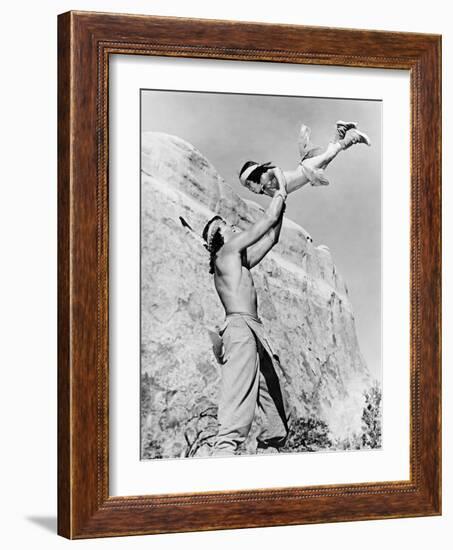 Son of Cochise, 1954 (Taza, Son of Cochise)-null-Framed Photographic Print