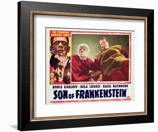 Son of Frankenstein, Bela Lugosi, Boris Karloff, 1939-null-Framed Premium Giclee Print