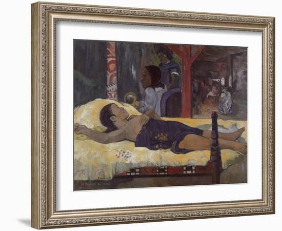 Son of God (Te Tamari No Atu), 1896-Paul Gauguin-Framed Giclee Print