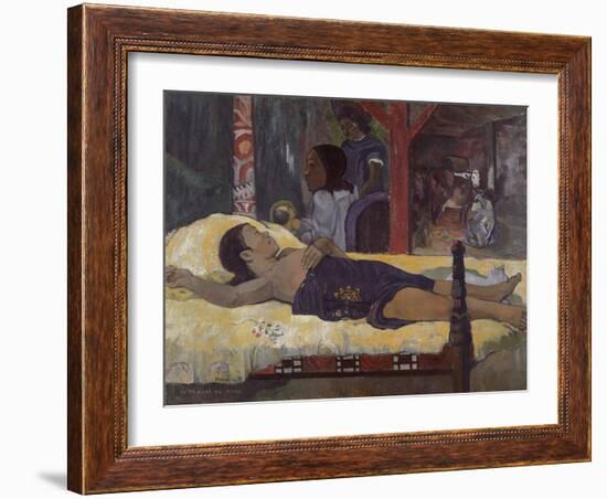 Son of God (Te Tamari No Atu), 1896-Paul Gauguin-Framed Giclee Print