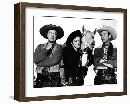Son of Paleface, Bob Hope, Jane Russell, Trigger, Roy Rogers, 1952-null-Framed Photo