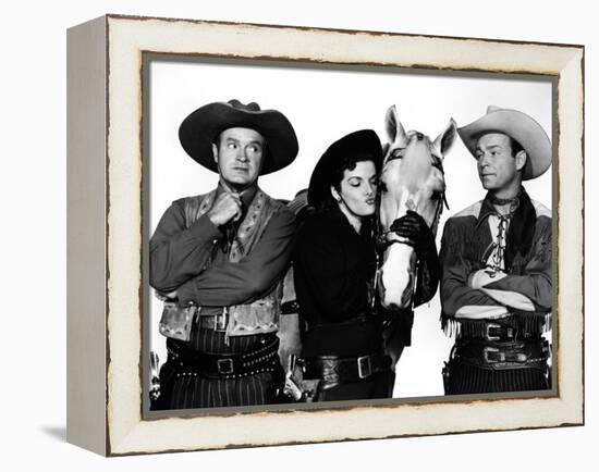 Son of Paleface, Bob Hope, Jane Russell, Trigger, Roy Rogers, 1952-null-Framed Stretched Canvas