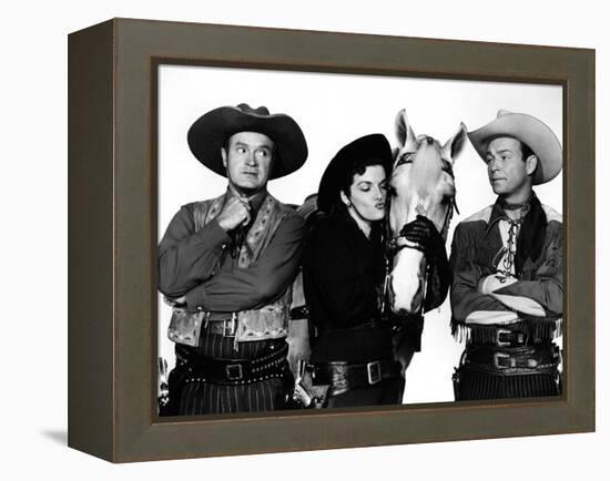 Son of Paleface, Bob Hope, Jane Russell, Trigger, Roy Rogers, 1952-null-Framed Stretched Canvas