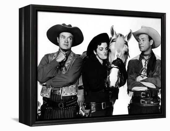 Son of Paleface, Bob Hope, Jane Russell, Trigger, Roy Rogers, 1952-null-Framed Stretched Canvas