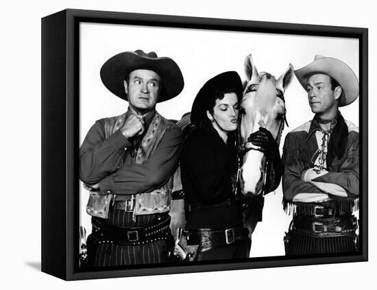 Son of Paleface, Bob Hope, Jane Russell, Trigger, Roy Rogers, 1952-null-Framed Stretched Canvas