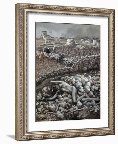 Son of the Master Vineyard-James Jacques Joseph Tissot-Framed Giclee Print