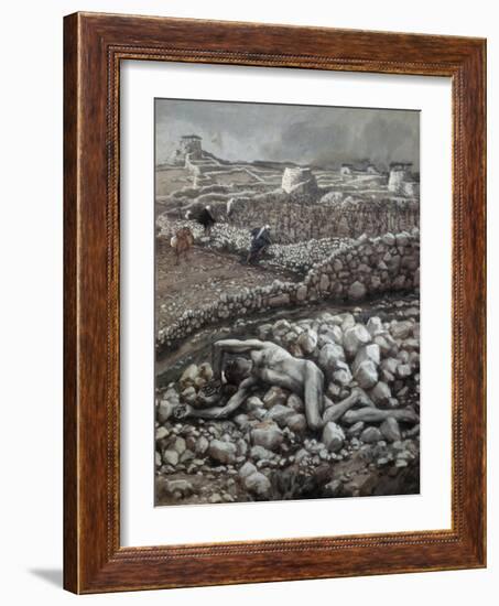 Son of the Master Vineyard-James Jacques Joseph Tissot-Framed Giclee Print