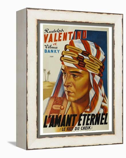 Son of the Sheik "L'Amant Eternel"-null-Framed Stretched Canvas