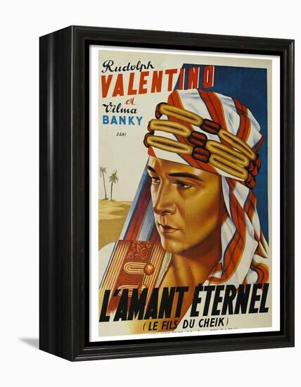 Son of the Sheik "L'Amant Eternel"-null-Framed Stretched Canvas