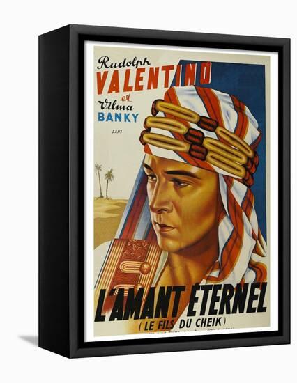 Son of the Sheik "L'Amant Eternel"-null-Framed Stretched Canvas