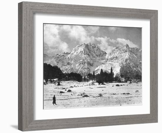 Sonamarg Mountains, Kashmir, India, Early 20th Century-F Bremner-Framed Giclee Print