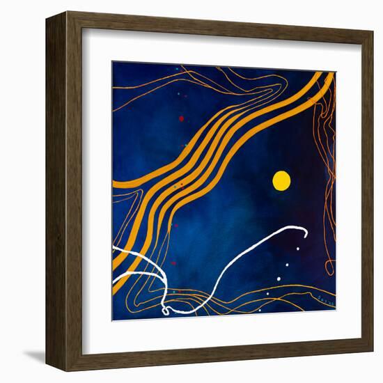 Sonata under the moonlight-Hyunah Kim-Framed Art Print